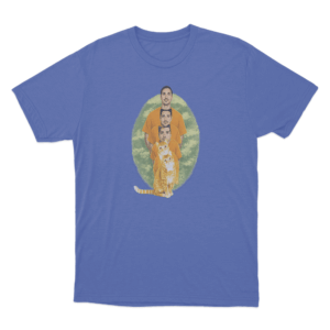 Logan Meows Unisex T Shirt Blue