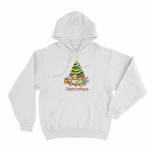 Stepbros Christmas Unisex Hoodie White