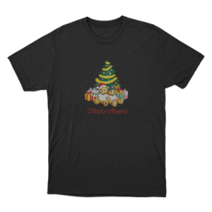 Stepbros Christmas Unisex T Shirt Black