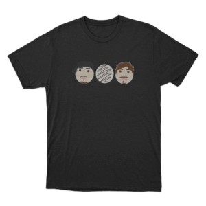 Stepbrothers Cartoon Heads Unisex T Shirt Black